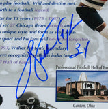 Walter Payton Signed Chicago Bears 13x16 Framed Photo (PSA Holo) w/ S B XX Patch