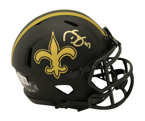 Darren Sproles Autographed New Orleans Saints Eclipse Mini Helmet Beckett 35396