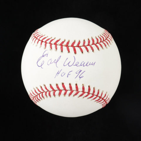 Earl Weaver Signed Baseball (JSA COA) Baltimore Orioles 1970 World Series Champ