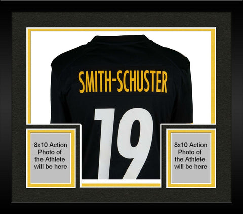 Framed JuJu Smith-Schuster Pittsburgh Steelers Signed Black Nike Game Jersey