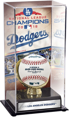 Los Angeles Dodgers 2018 National League Champs Sublimated Display Case & Image