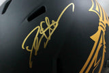 Deion Sanders Signed FSU Seminoles F/S Eclipse Helmet - Beckett W Auth *Gold