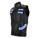 Charlie Hunnam, Ron Perlman Sons of Anarchy Cast Autographed Leather Vest