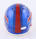 James Cook Buffalo Bills Flash Alternate Speed Mini Helmet (JSA) 2021 Georgia RB