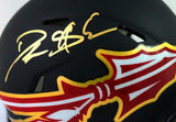 Deion Sanders Signed Florida State Amp Speed Mini Helmet - Beckett W *Gold