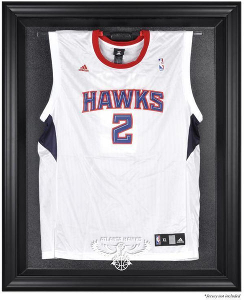 Atlanta Hawks Black Framed Team Logo Jersey Display Case Authentic
