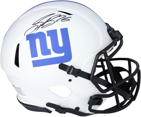 Saquon Barkley New York Giants Signed Lunar Eclipse Alternate Authentic Helmet