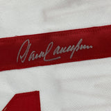 Framed Autographed/Signed Dave Concepcion 33x42 Cincinnati White Jersey JSA COA