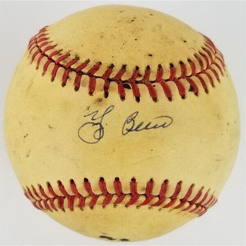 Yogi Berra Autographed and Framed White Yankees Jersey Auto JSA COA (D2-L)