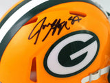 Jace Sternberger Signed Green Bay Packers Speed Mini Helmet - JSA W Auth *Black