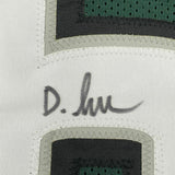 FRAMED Autographed/Signed DEVONTA SMITH 33x42 Philadelphia Green Jersey BAS COA