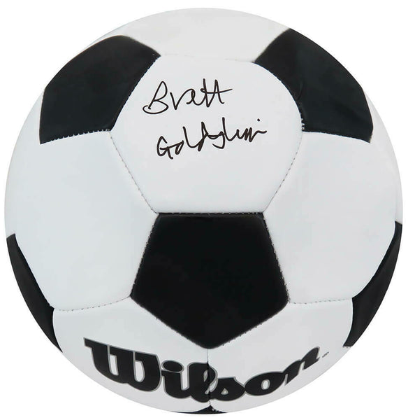 Brett Goldstein (Roy Kent) Signed Wilson B&W Sz-5 Soccer Ball (Ted Lasso)(SS COA