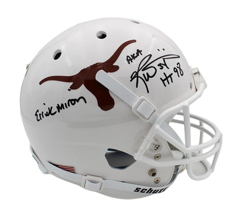 Ricky Williams Longhorns Schutt Full Sized Helmet w/ "Errick Miron AKA HT 98"