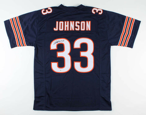 Jaylon Johnson Signed Chicago Bears Jersey (Beckett Holo) 2020 2nd Rd Pck / Utah