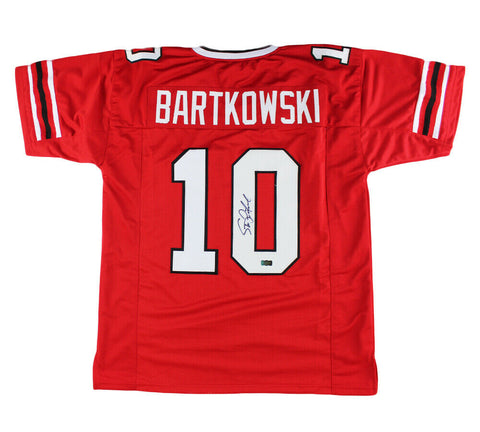 Steve Bartkowski Signed Atlanta Custom Red Jersey