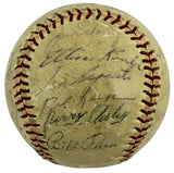 1956 White Sox (24) Fox, Aparcio, Doby Authentic Signed Baseball BAS #A39810