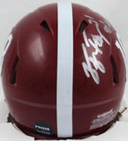 George Teague Signed Alabama Crimson Tide Speed Mini Helmet w/Natl Champs-Prova
