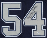 Randy White Signed Career Stat Jersey Inscribed "H.O.F. 94" (Beckett Hologram)