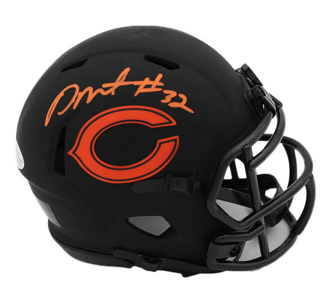 David Montgomery Signed Chicago Bears Speed Eclipse NFL Mini Helmet