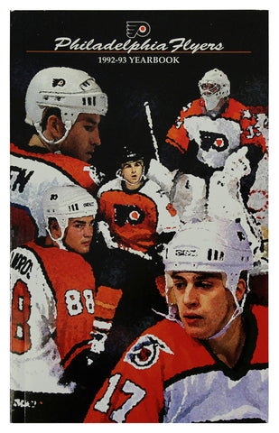 1992-93 Philadelphia Flyers Yearbook Un-signed
