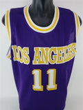 Bob McAdoo Signed Los Angeles Lakers Jersey (JSA COA) NBA Hall of Fame 2000