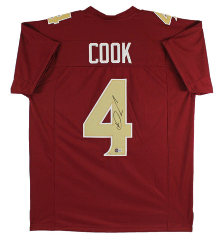 Florida State Dalvin Cook Authentic Signed Maroon Pro Style Jersey BAS Witnessed