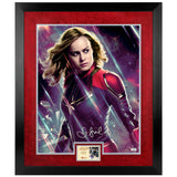 Brie Larson Autographed Avengers: Endgame Captain Marvel 16x20 Framed Photo