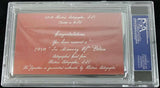 Angels Donnie Moore Signed Authentic Cut, 'In Memory Of' Edition PSA/DNA Slabbed