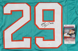 Brandon Jones Signed Miami Dolphins Teal Jersey (JSA COA) 2020 3rd Rnd Pk Safety