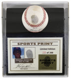 Cubs Fergie Jenkins Signed Thumbprint Baseball LE #'d/200 w/ Display Case BAS