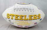Donnie Shell Autographed Pittsburgh Steelers Logo Football- The Jersey Source Au