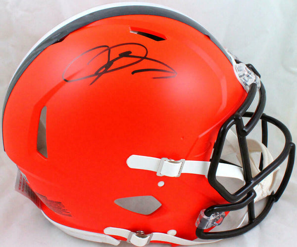 Odell Beckham Signed Cleveland Browns F/S Speed Authentic Helmet-Beckett W Holo