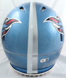 AJ Brown Autographed Titans F/S Flash Speed Authentic Helmet-Beckett W Hologram