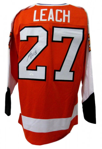 Reggie Leach Signed Philadelphia Flyers Jersey (JSA COA) NHL Career 1970-1984
