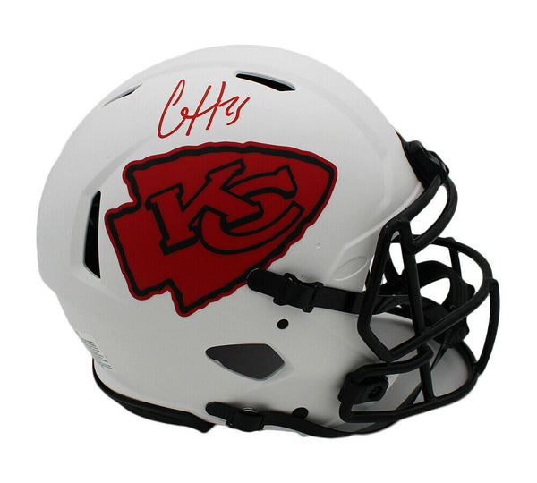 Clyde Edwards Helaire Signed Kansas City Chiefs Speed Authentic Lunar NFL Helmet