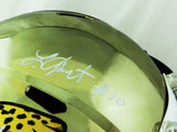 Laviska Shenault Jr Autographed Jaguars F/S Chrome Speed Helmet - Beckett W Auth