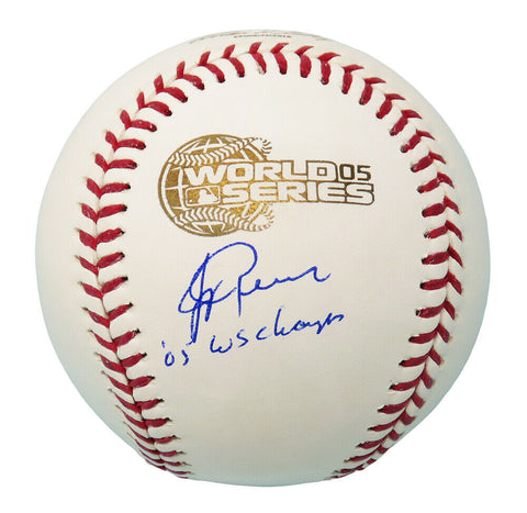 Jerry Reinsdorf Signed Rawlings Official 2005 WS Baseball w/05 WS Champs- SS COA