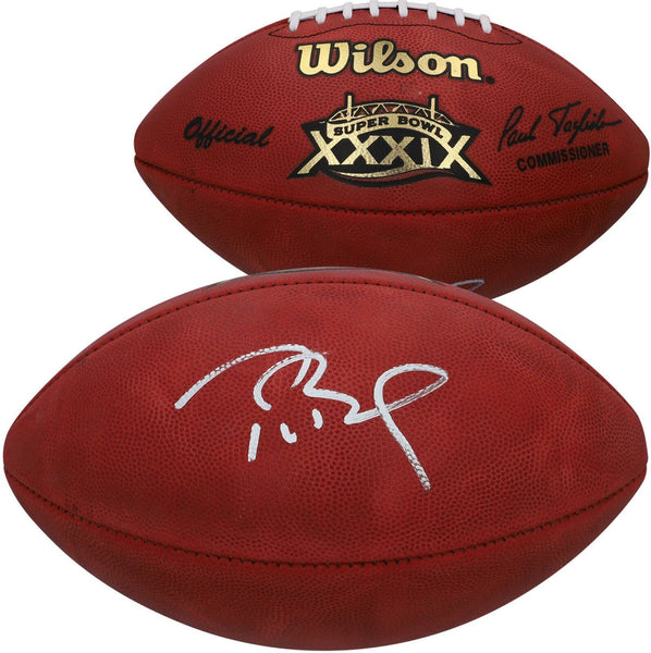 Tom Brady Patriots Signed Super Bowl XXXIX Football - Fanatics
