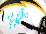 Keenan Allen Autographed LA Chargers Lunar Speed F/S Helmet-Beckett W *Blue
