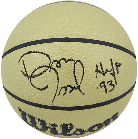 Dan Issel Signed Wilson Gold I/O NBA Basketball w/HOF'93 - (SCHWARTZ SPORTS COA)