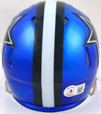 Trevon Diggs Autographed Dallas Cowboys Flash Speed Mini Helmet- Beckett W Holo