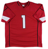 Kyler Murray Authentic Signed Red Pro Style Jersey Autographed BAS Witnessed