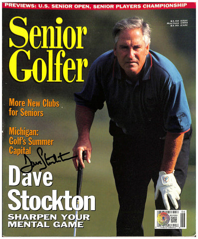 Dave Stockton Signed Senior Golfer Magazine Cover BAS