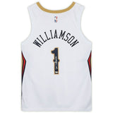 ZION WILLIAMSON Autographed New Orleans Pelicans Nike White Jersey FANATICS
