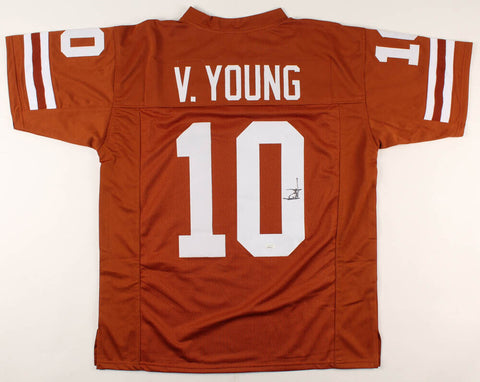 Vince Young Signed Texas Longhorns Jersey (JSA COA) Titans Strating QB 2006-2010
