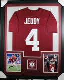 JERRY JEUDY (Alabama crimson TOWER) Signed Autographed Framed Jersey Beckett