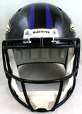 Ray Lewis Signed Baltimore Ravens F/S Speed Helmet w/ HOF- Beckett W Hologram
