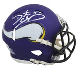 Vikings Daunte Culpepper Authentic Signed Speed Mini Helmet BAS Witnessed