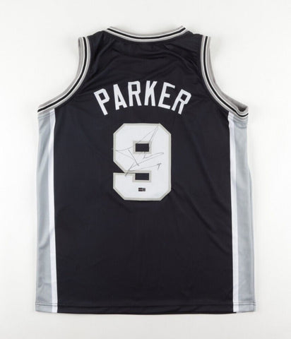 Tony Parker Signed San Antonio Spurs Jersey (Steiner Hologram) 6xNBA All-Star