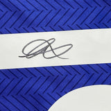 FRAMED Autographed/Signed MASON MOUNT 33x32 Chelsea FC Blue Jersey BAS COA #2